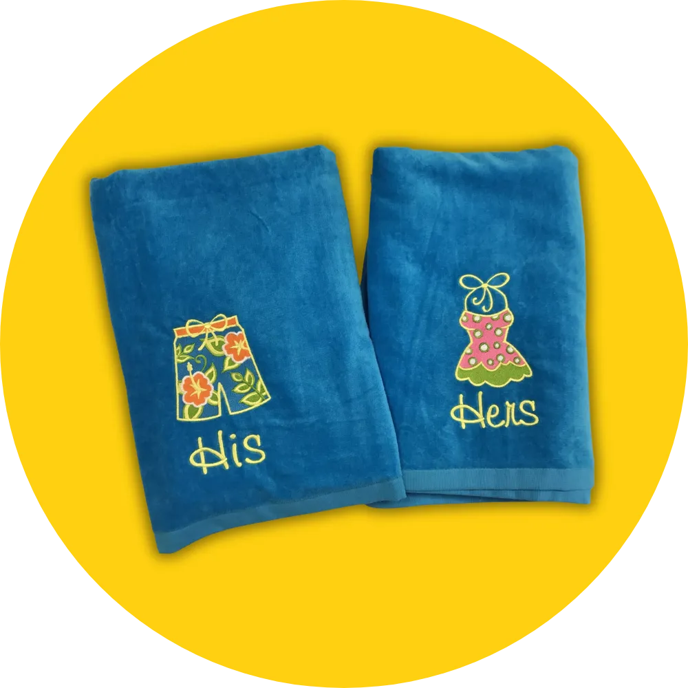 Custom Embroidered Towel