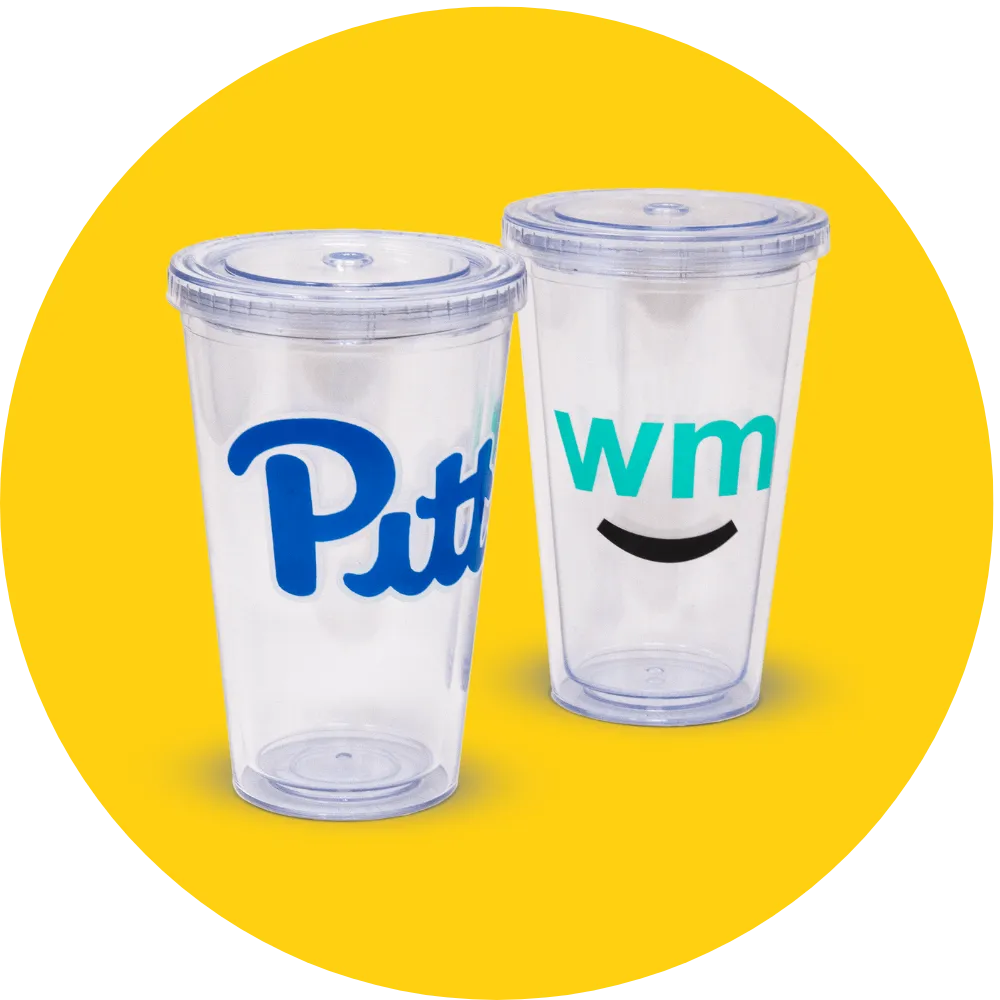 Custom Screen Printing Cup