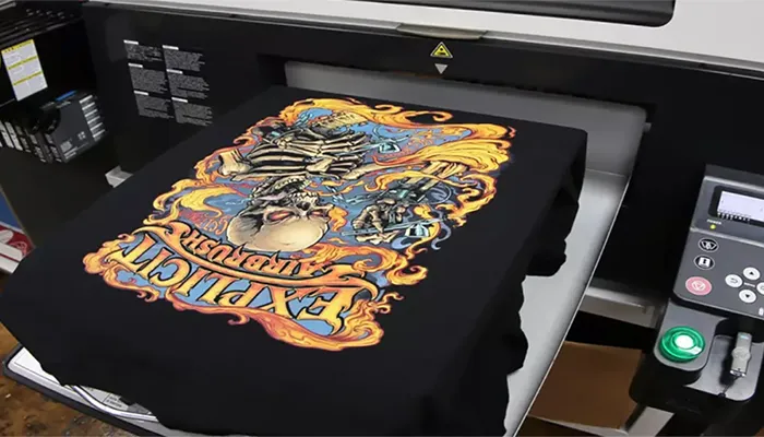 DTG On T-shirt